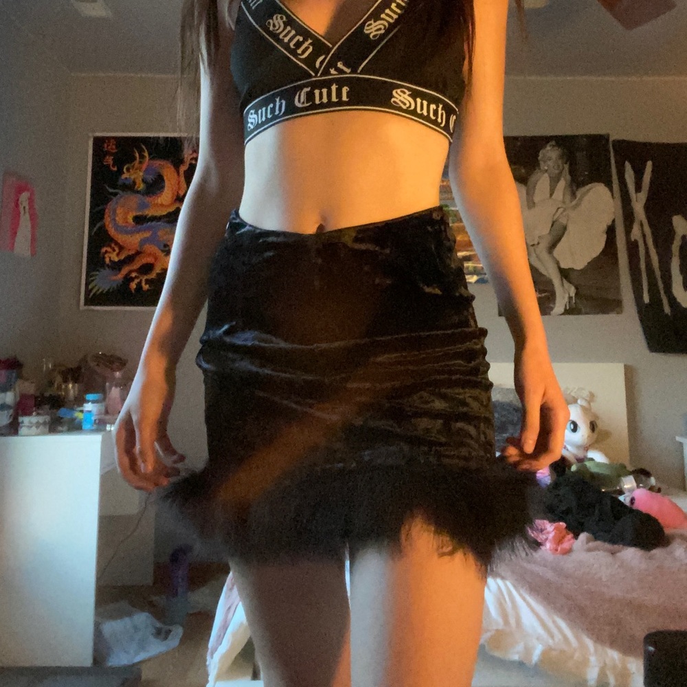 Black skirt